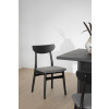 Dřevěné jídelní židle Rodham | Černá
