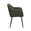 Židle s područkami Bolton | Zelené