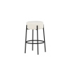 Barová židle Tucson | černá, bílá