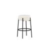 Barová židle Tucson | černá, bílá