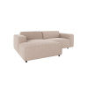 Trojmístná pohovka Rowico Home WILLARD s lehátkem, levý roh | světle béžová