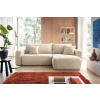 Rohová sedací souprava s funkcí spaní a úložným prostorem BILLY | Béžová