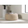 Kulatý pouf Sam  | Béžová
