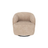 Otočné a houpací křeslo Rowico Home DERMOT | světle béžová