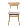 Jídelní židle Rowico Home RODHAM | přírodní šedobéžová