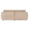 Trojmístná rohová pohovka Rowico Home NORRIS, s lenoškou, levý roh | světle béžová