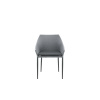 Jídelní židle Spoga, sada 2 ks – černá / šedá