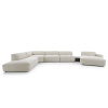 Rohová pohovka CALM WOTTL-C-W1-W1-CT-WLR | Krémová