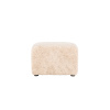 Podnožka / puf FRANKIE 50x50 cm | béžová