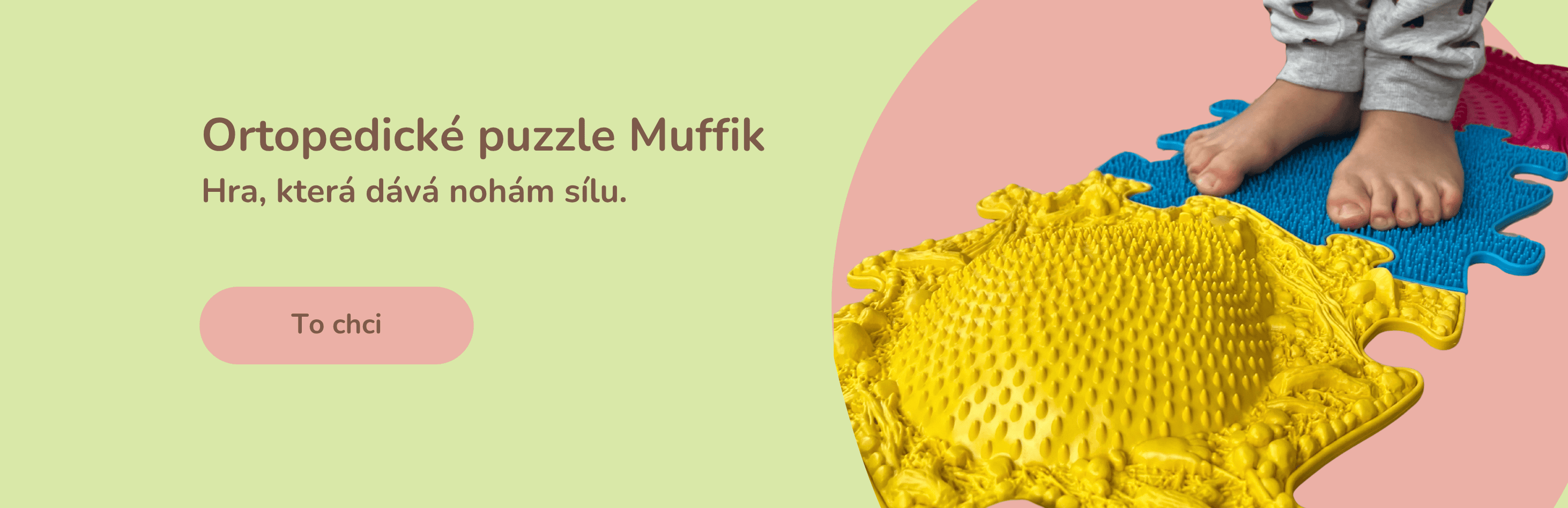 Ortopedické puzzle Muffik - ježek