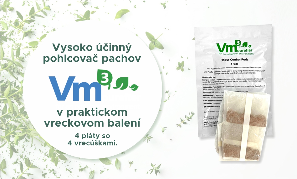 VM3 - Vrecúška na silný zápach a hnilobné plyny, 4x4 ks