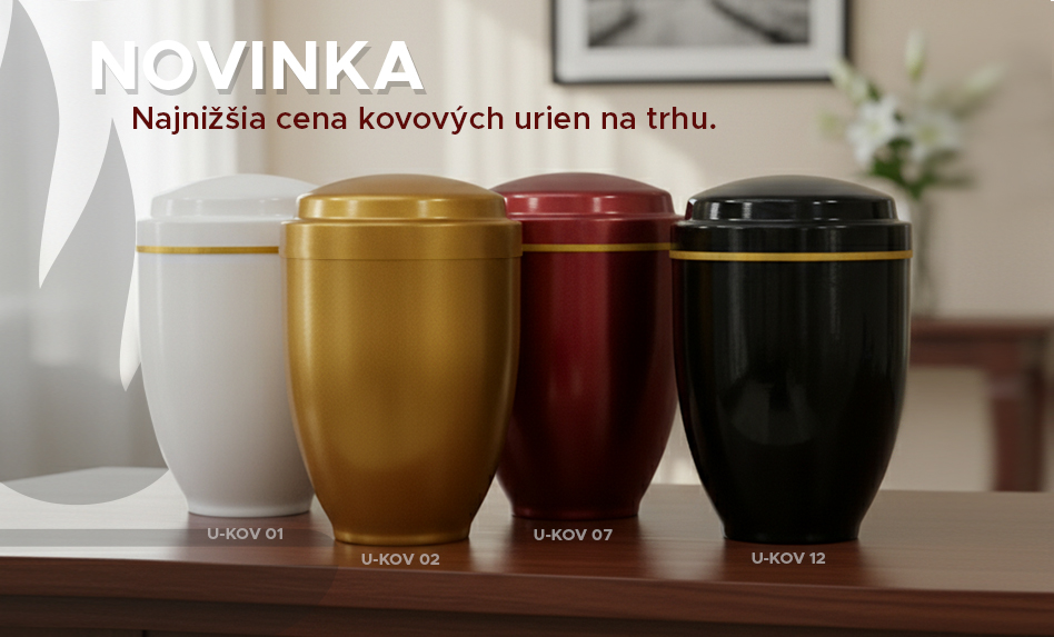 Kovové urny - novinky