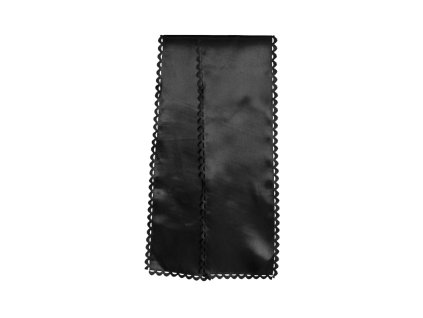 Šerpa - saténová čierna, 10 kusov