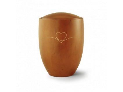 Motív na urnu - srdce (Farba Zlatá)