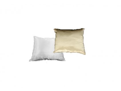 Vankúš saténový jednoduchý, béžový