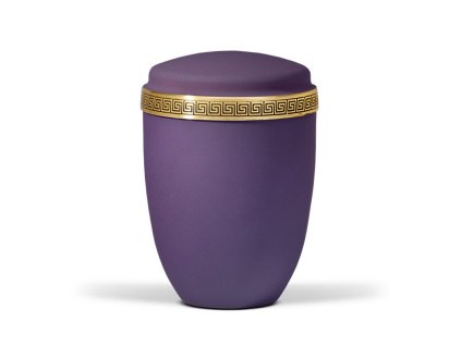 Urna kovová - ANTIK fialová