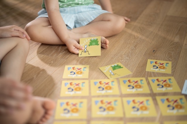 Ukázka hry – Pohybové pexeso Zvířátka 2