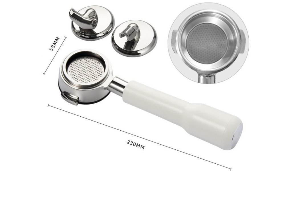 portafilter 58mm 3in1 plastic white c2 2074
