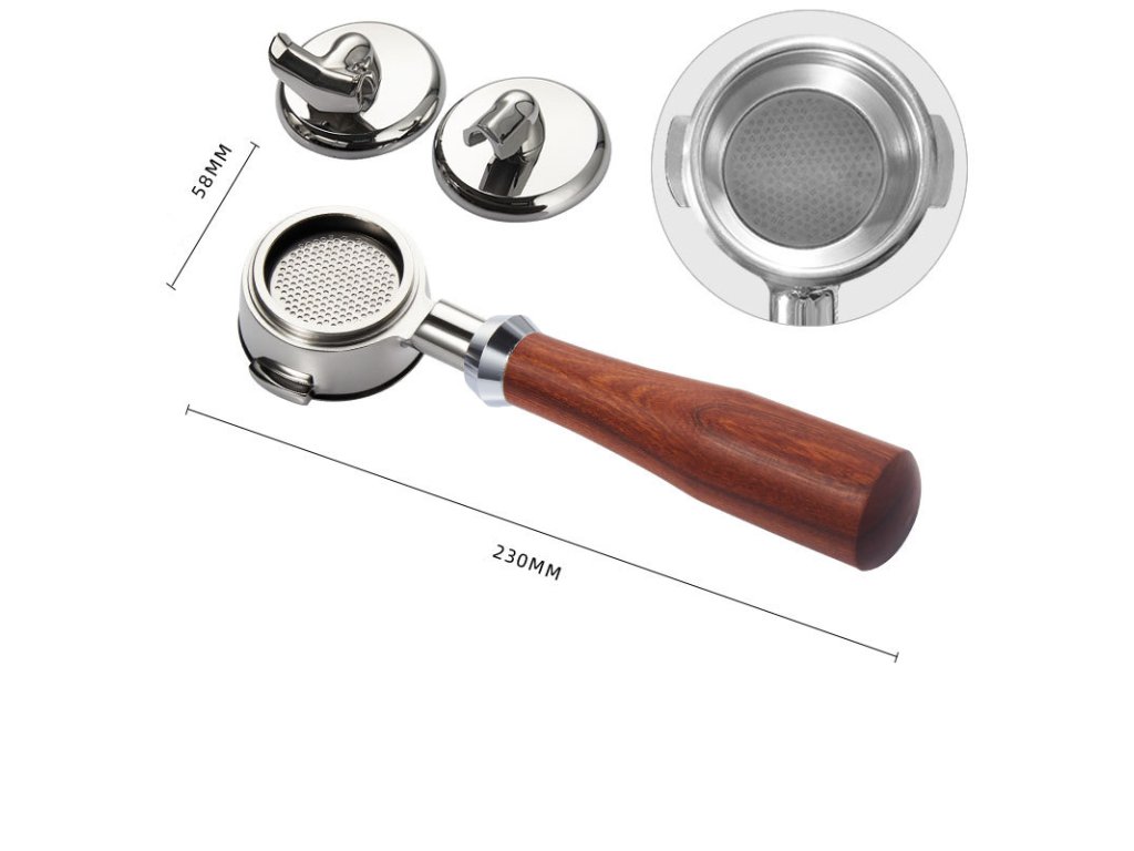 portafilter 58mm 3in1 classic rosewood 2075