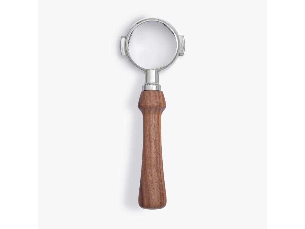 wiedemann refined naked portafilter walnut 1841
