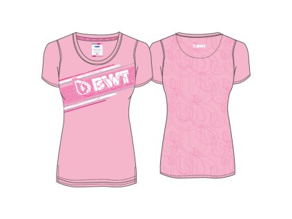 bwt damske tricko pink 1683