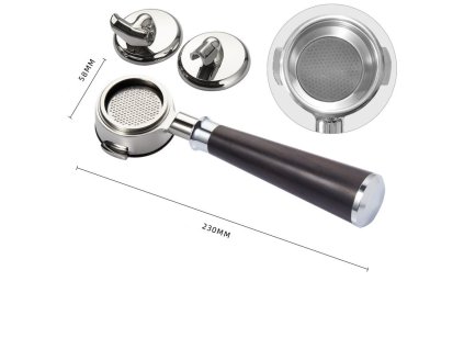 portafilter 58mm 3in1 dark rosewood 2066