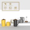 french press yellow collection