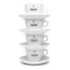 Gaggia šálky s podšálkami cappuccino 4 ks