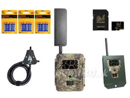 TETRAO Spromise S378 30Mpx 940nm MMS/4G sada fotopastí