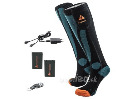 Vyhřívané ponožky Alpenheat FIRE-SKI Merino