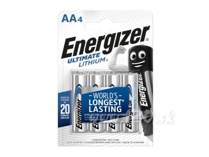 baterie do fotopasce sada 4 kusy energizer aa