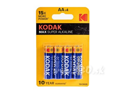 bateria alkalicka kodak max aa