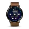 Smart hodinky GARMIN VENU 4 - 45mm, Black/ Slate + Leather
