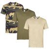 pack de 3 t shirts dont 1 camo