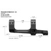 Přesná taktická montáž Vortex Cantilever 34 mm 0 MOA