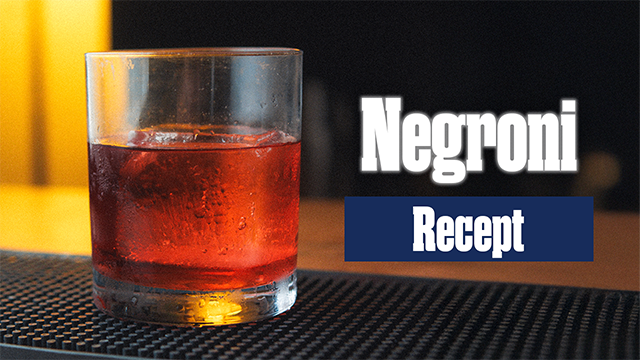 Negroni koktejl – jak si ho připravit doma