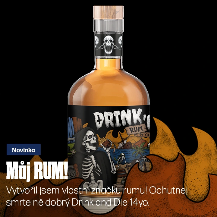 Novinka Můj vlastní rum Drink and Die 14yo