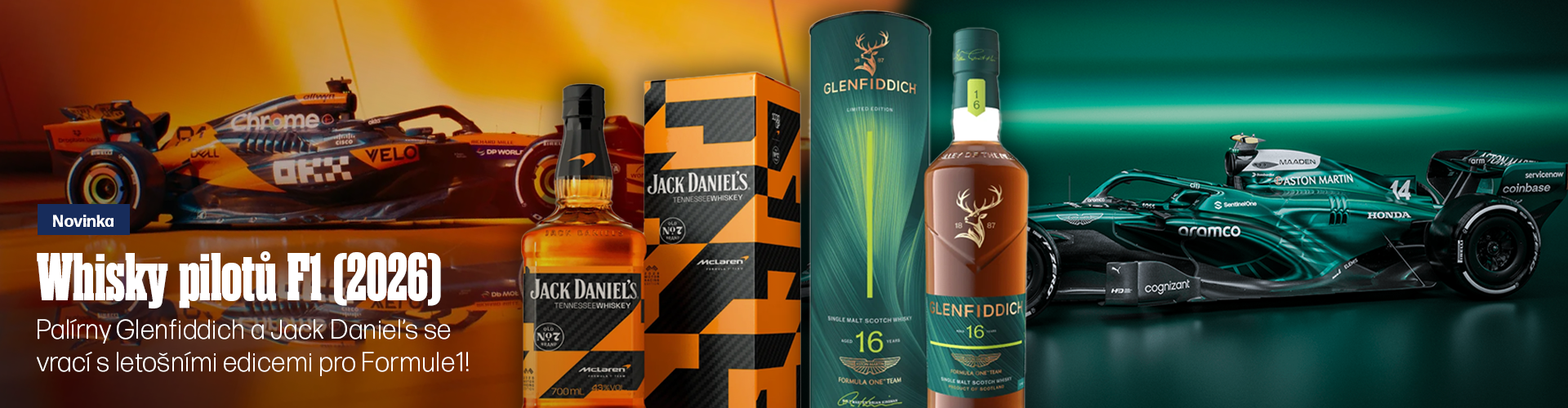 Limitovaná edice whisky pro F1 týmy
