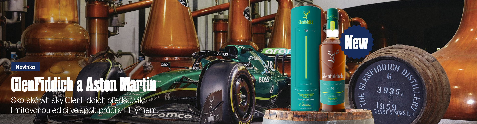 Novinka GlenFiddich Aston Martin 16yo