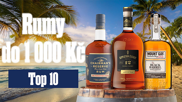 10 nejlepších rumů do 1 000 Kč