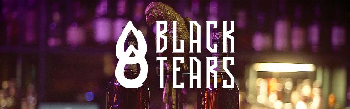 Logo značky rumu Black Tears