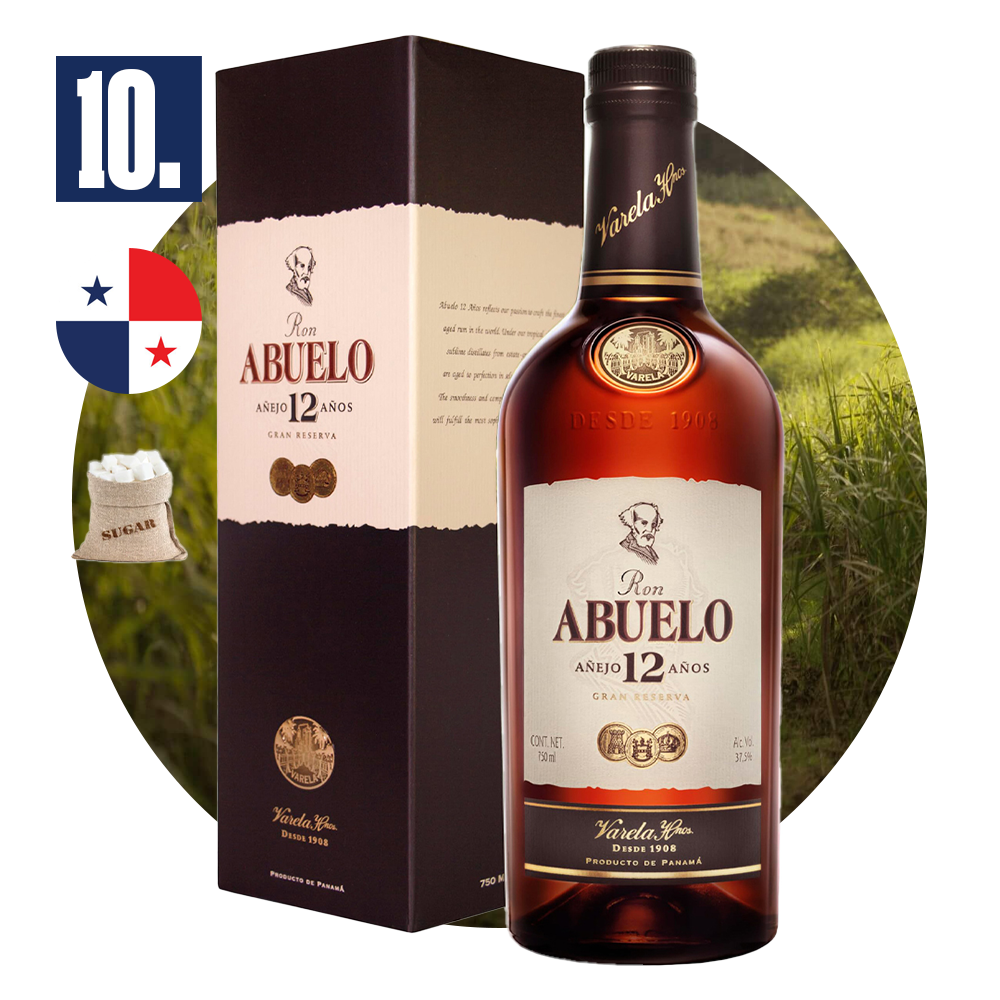 10. místo Rum Abuelo 12yo z Panamy