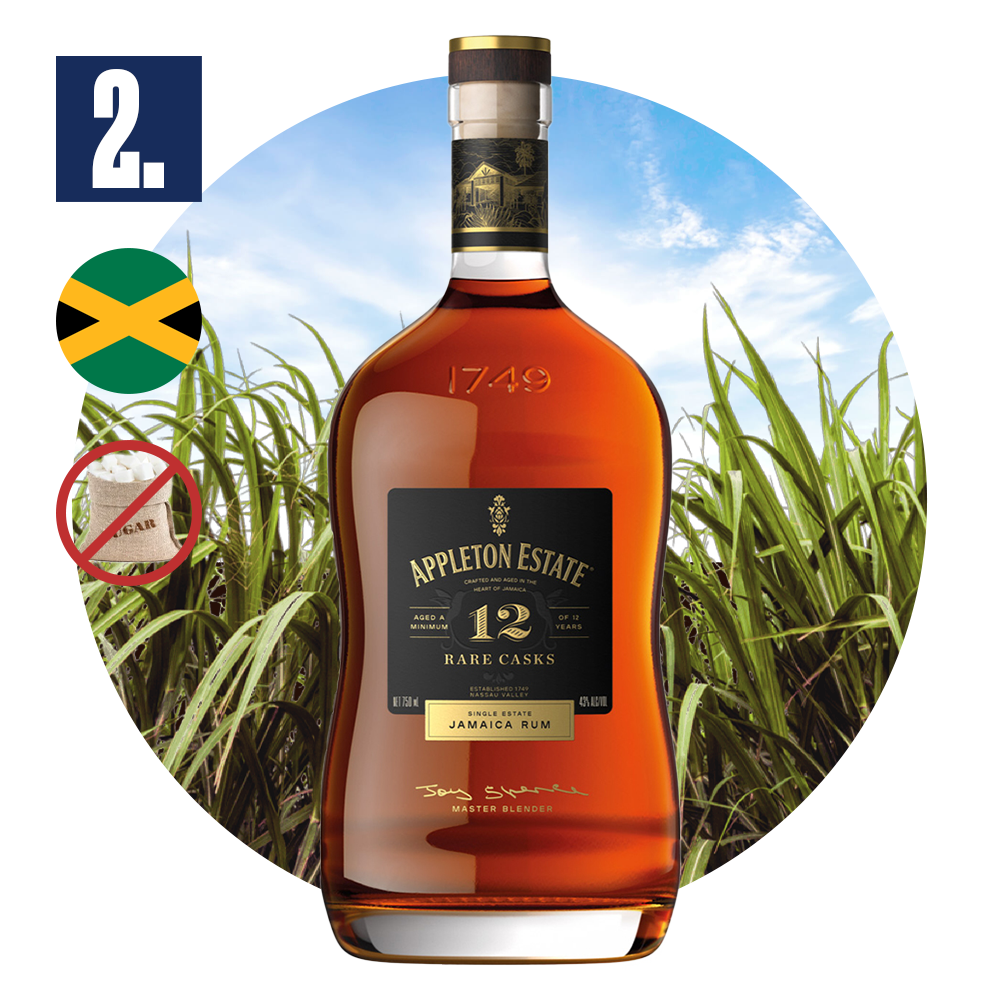 2. místo Rum Appleton Estate z Jamajky