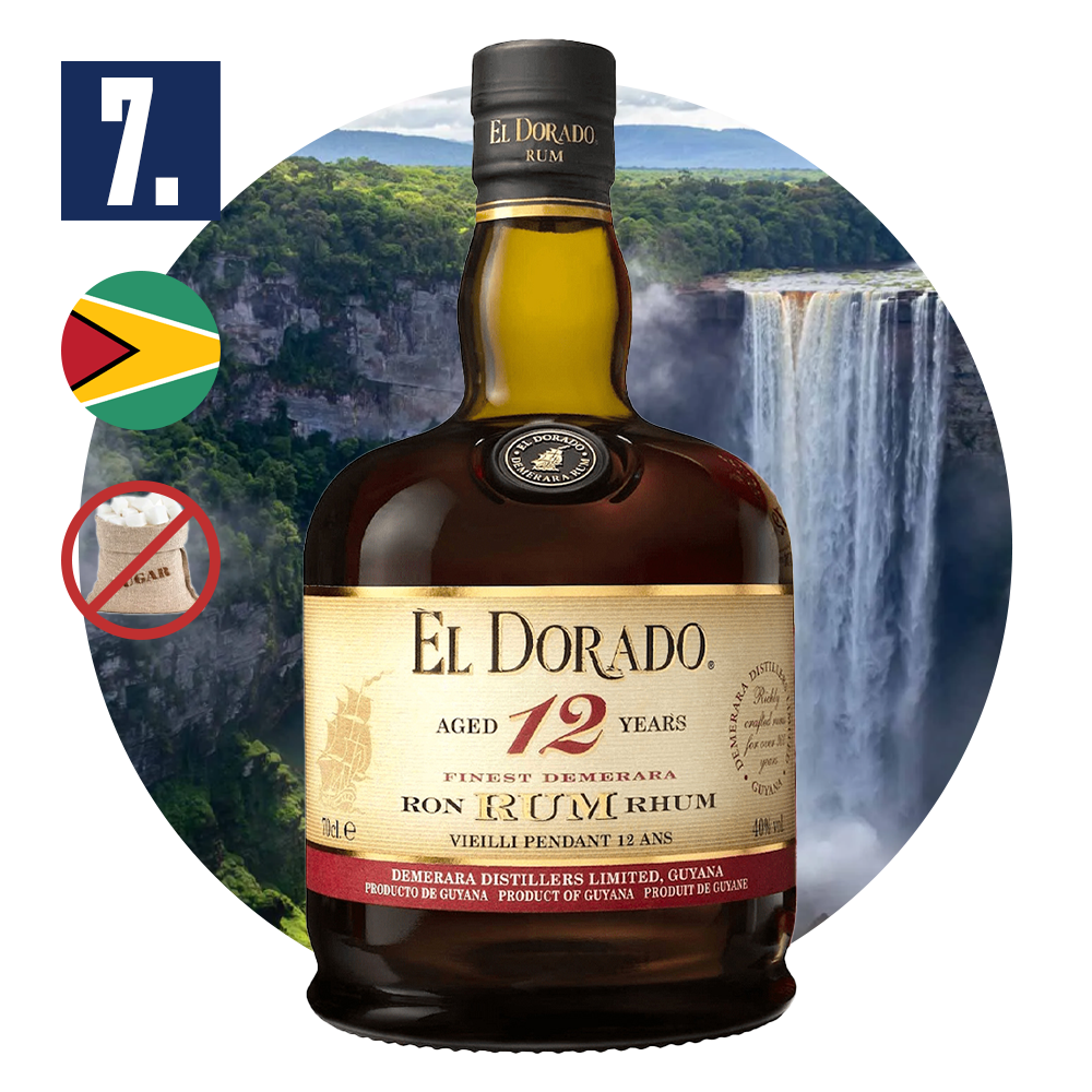 7. místo Rum El Dorado 12yo z Guyany