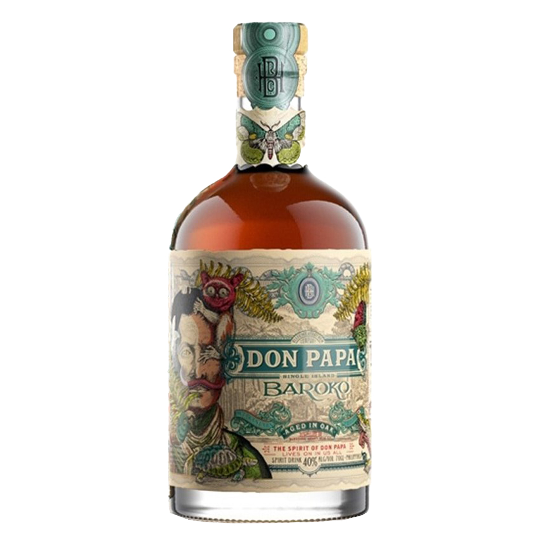 Sladký třtinový destilát Don Papa Baroko