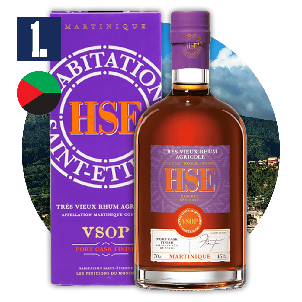 Rum z Martiniku HSE VSOP port cask
