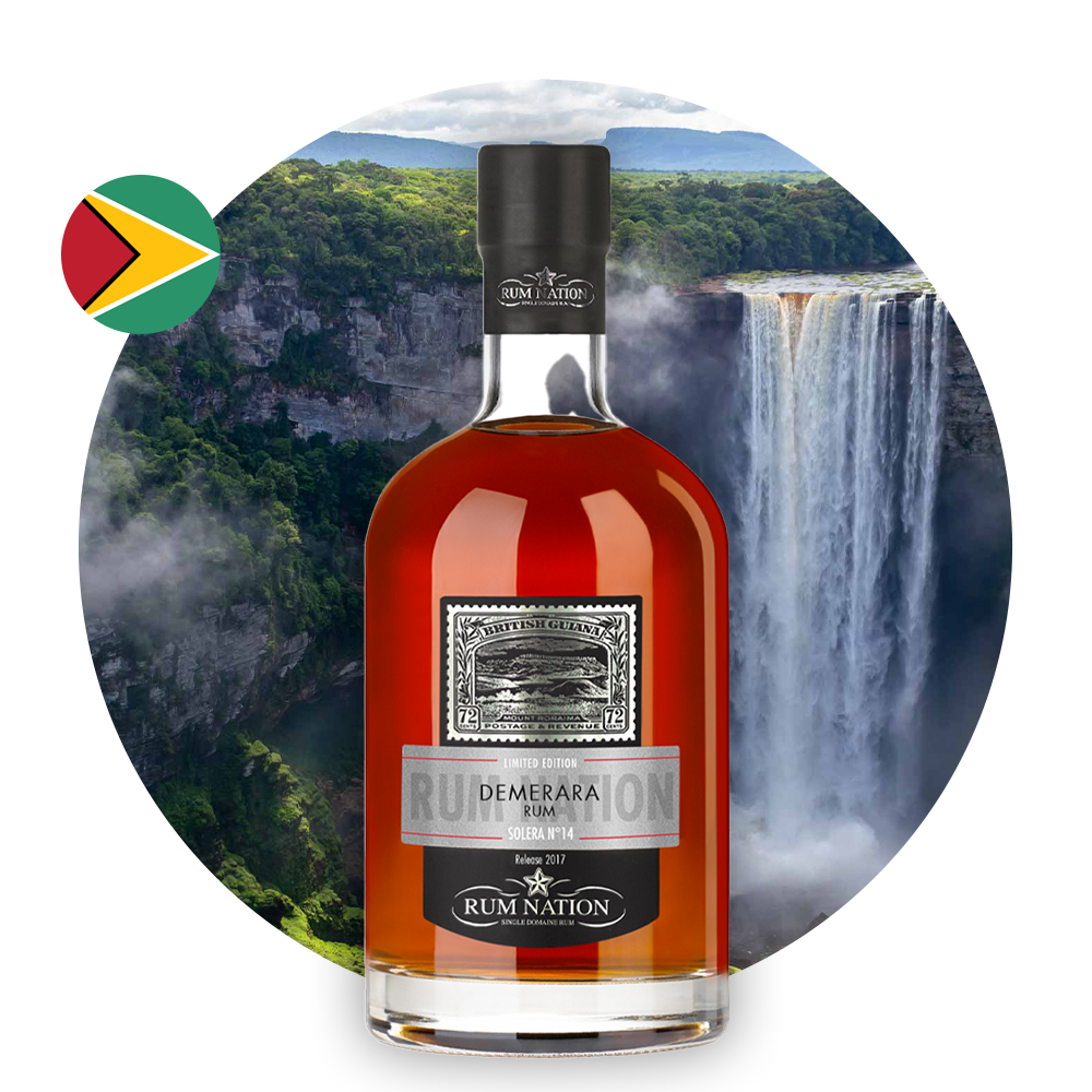 Guyanský sladký rum Rum Nation demerara solera no. 14