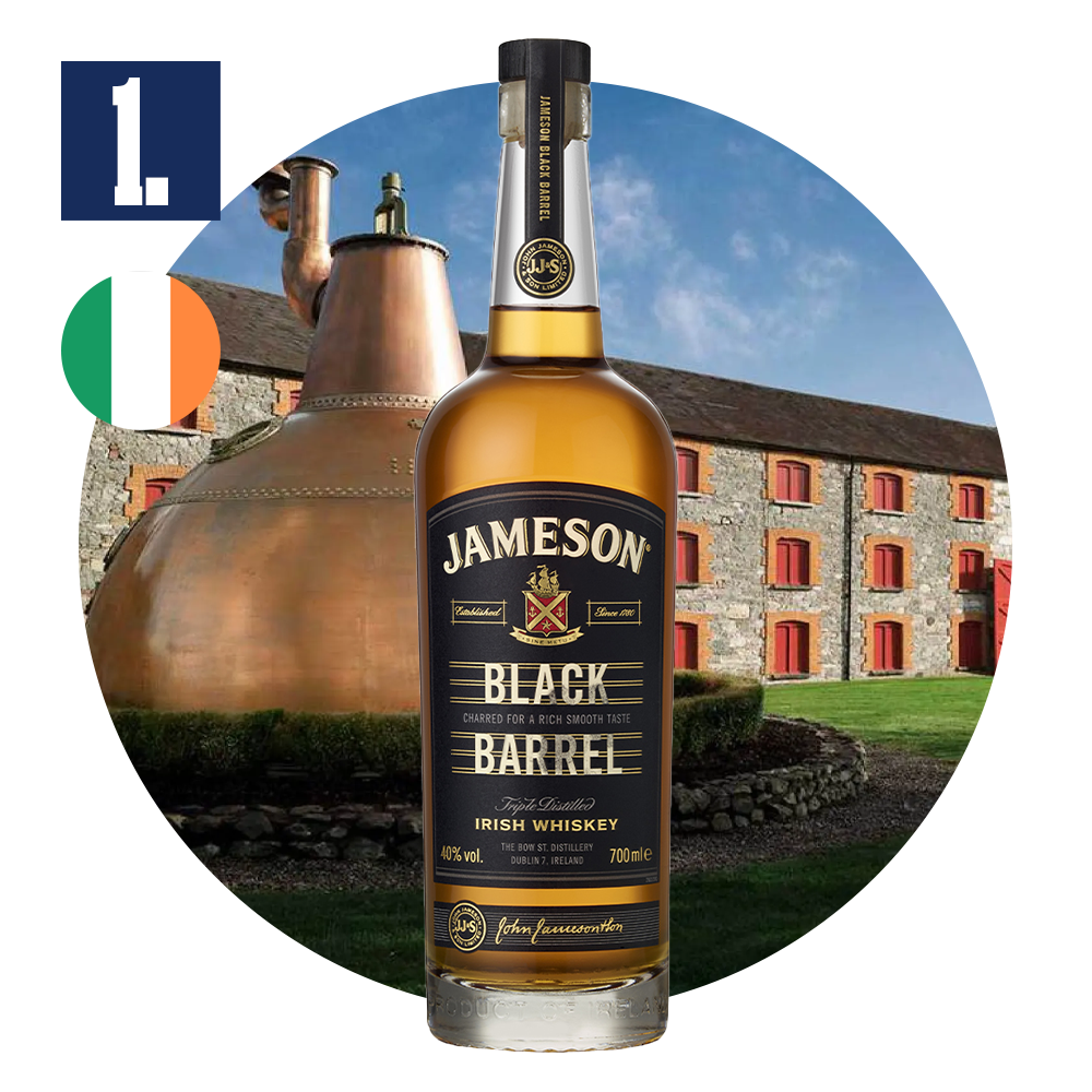 Irská whisky Jameson Black Barrel