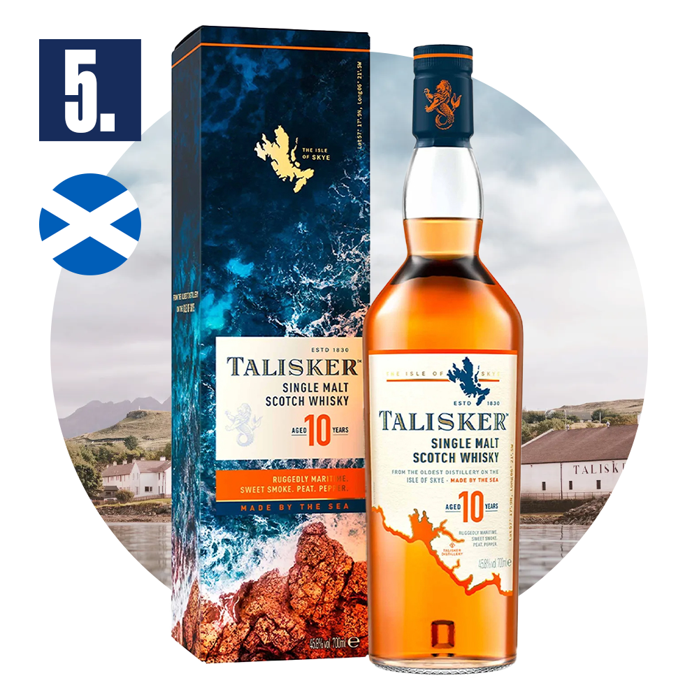 Skotská whisky Talisker 10yo