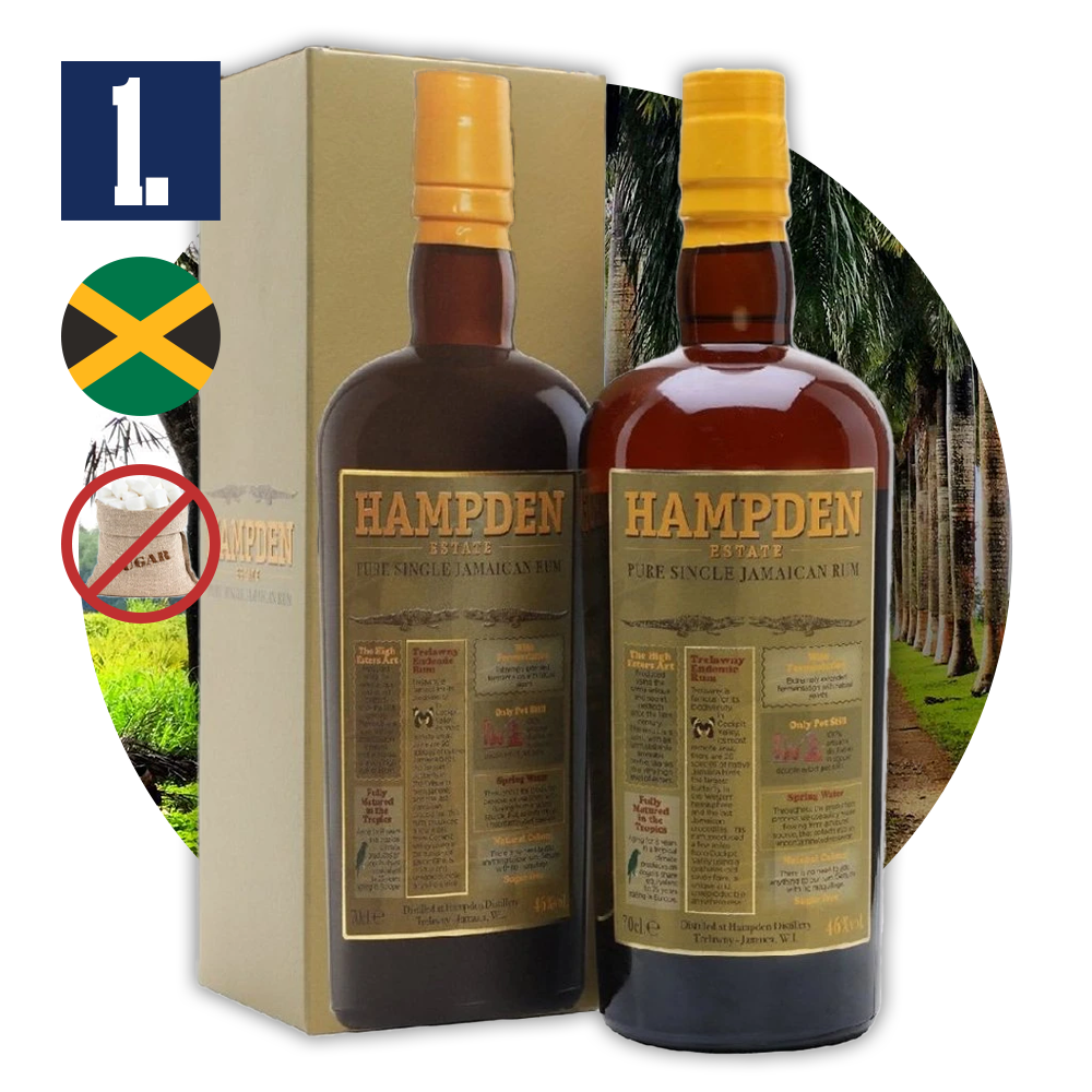 1. místo Rum Hampden 8yo